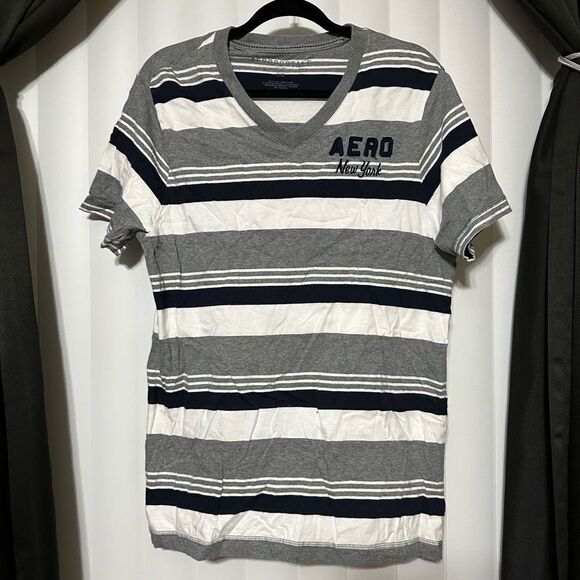 Aeropostale Other - Aeropostale gray/blue/white t-shirt